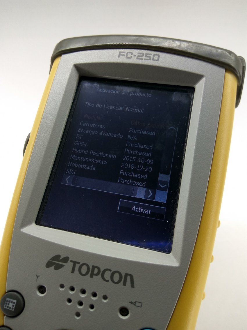 Controladora segunda mano Topcon FC 250