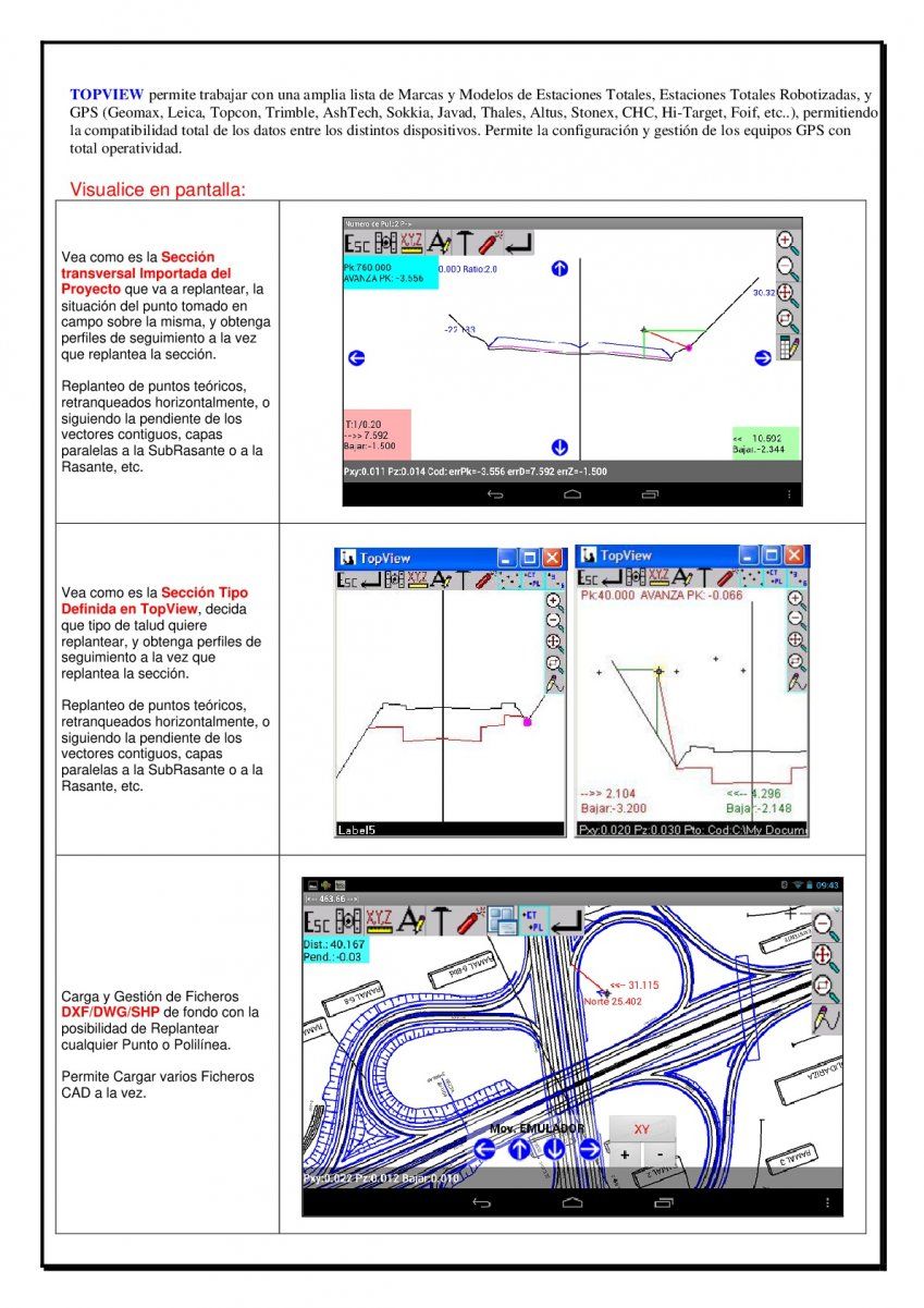 TopView solución topografía 2