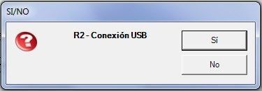 r2 usb conection