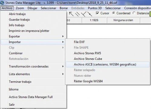 importar txt data manager