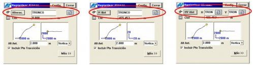 alineación replanteo