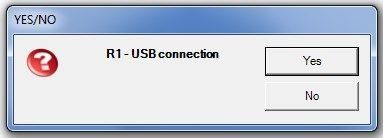 r1 usb conection