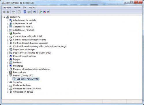 administrador dispositivos
