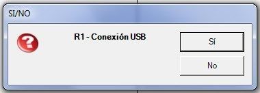 r1 usb conexion