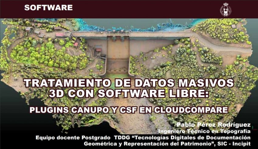 Tratamiento de datos masivos 3D con software libre