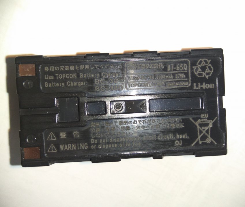 thumbnail image 2 of Topcon BT-65Q Replacement Li-Ion Battery – For GTS-750, GPT-7500 Total Station 2 of 5